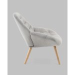 Кресло Олби Страйпс светло-серый