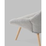 Кресло Олби Страйпс светло-серый