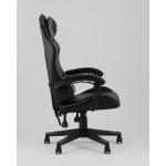 Кресло спортивное TopChairs Commander черно-серый