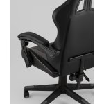 Кресло спортивное TopChairs Commander черно-серый