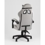 Кресло спортивное TopChairs Druid серый ткань