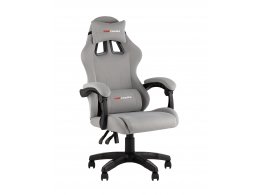 Кресло спортивное TopChairs Druid серый ткань