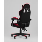 Кресло спортивное TopChairs Shadow ткань черно-красный