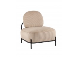 Кресло Стоун велюр рельефный бежевый