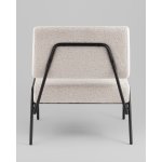 Кресло Теллинг шенилл серо-бежевый