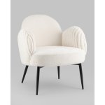 Кресло Wave Stripes букле белый