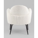 Кресло Wave Stripes букле белый