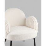 Кресло Wave Stripes букле белый