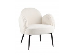 Кресло Wave Stripes букле белый