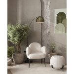 Кресло Wave Stripes букле белый