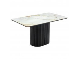 Стол Festa 140x85x77см, керамогранит Calacatte gold