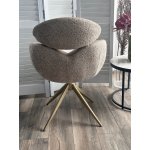 Стул ГУННАР (GUNNAR) 360 град, цвет БЕЖЕВЫЙ VEGA-11 / MIAMI-160, ткань / ШАМПАНЬ каркас, ®DISAUR Стул ГУННАР (GUNNAR) 360 град, цвет БЕЖЕВЫЙ VEGA-11 / MIAMI-160, ткань / ШАМПАНЬ каркас, ®DISAUR