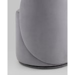 Пуф Loreen вращающийся велюр серый