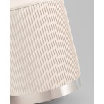 Пуф Шарлотта с ящиком серебро велюр бежевый