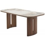 Стол BARK 180 цвет CA035, керамика / Орех, ®DISAUR