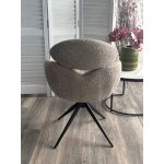 Стул ГУННАР (GUNNAR) 360 град, цвет БЕЖЕВЫЙ VEGA-11 / MIAMI-160, ткань / ЧЕРНЫЙ каркас, ®DISAUR Стул ГУННАР (GUNNAR) 360 град, цвет БЕЖЕВЫЙ VEGA-11 / MIAMI-160, ткань / ЧЕРНЫЙ каркас, ®DISAUR