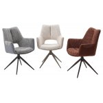 Стул DAVEN 360 град. поворот. RIELY-450 / G1038-04 Серый /Темно-серый, ®DISAUR