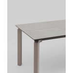 Стол обеденный Varden раскладной 160-220*90 см керамика серый