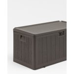 Стол-сундук пластик коричневый 101*51 см 189л Стол-сундук пластик коричневый 101*51 см 189л