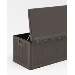 Стол-сундук пластик коричневый 101*51 см 189л Стол-сундук пластик коричневый 101*51 см 189л