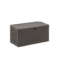 Стол-сундук пластик коричневый 101*51 см 189л