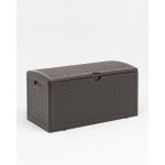 Стол-сундук пластик коричневый 110*56 см 276л Стол-сундук пластик коричневый 110*56 см 276л