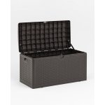 Стол-сундук пластик коричневый 110*56 см 276л Стол-сундук пластик коричневый 110*56 см 276л