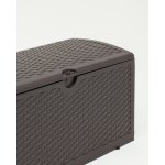 Стол-сундук пластик коричневый 110*56 см 276л Стол-сундук пластик коричневый 110*56 см 276л