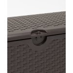 Стол-сундук пластик коричневый 110*56 см 276л Стол-сундук пластик коричневый 110*56 см 276л