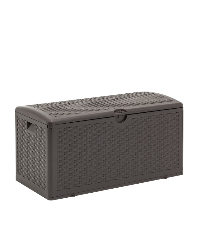 Стол-сундук пластик коричневый 110*56 см 276л Стол-сундук пластик коричневый 110*56 см 276л