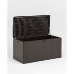 Стол-сундук пластик коричневый 122*60 см 375л Стол-сундук пластик коричневый 122*60 см 375л