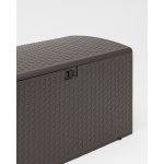 Стол-сундук пластик коричневый 122*60 см 375л Стол-сундук пластик коричневый 122*60 см 375л