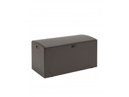 Стол-сундук пластик коричневый 122*60 см 375л