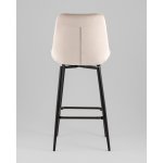 Стул барный Флекс с поворотным механизмом велюр бежевый