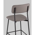 Стул полубарный Mikkie серый