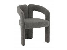 Стул Болинджер букле темно-серый