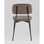 Стул Chao коричневый черные ножки