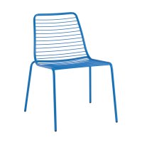 Стул Дели металл голубой