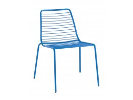 Стул Дели металл голубой