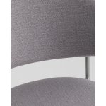 Стул Evan велюр серый каркас серый Стул Evan велюр серый каркас серый