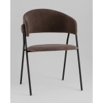 Стул Колин NEW вельвет коричневый