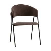 Стул Колин NEW вельвет коричневый