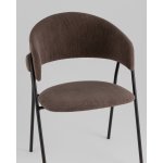 Стул Колин NEW вельвет коричневый