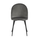 Стул Lilly велюр антрацитовый 4 шт.