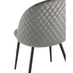 Стул Lilly велюр антрацитовый 4 шт.