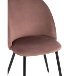 Стул Lilly велюр пыльно-розовый 4 шт.