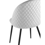 Стул Lilly велюр серебристый 4 шт. Стул Lilly велюр серебристый 4 шт.