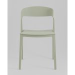 Стул Moris пластик серо-зеленый