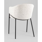 Стул обеденный Carmel бело-серый