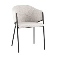 Стул обеденный Carmel бело-серый